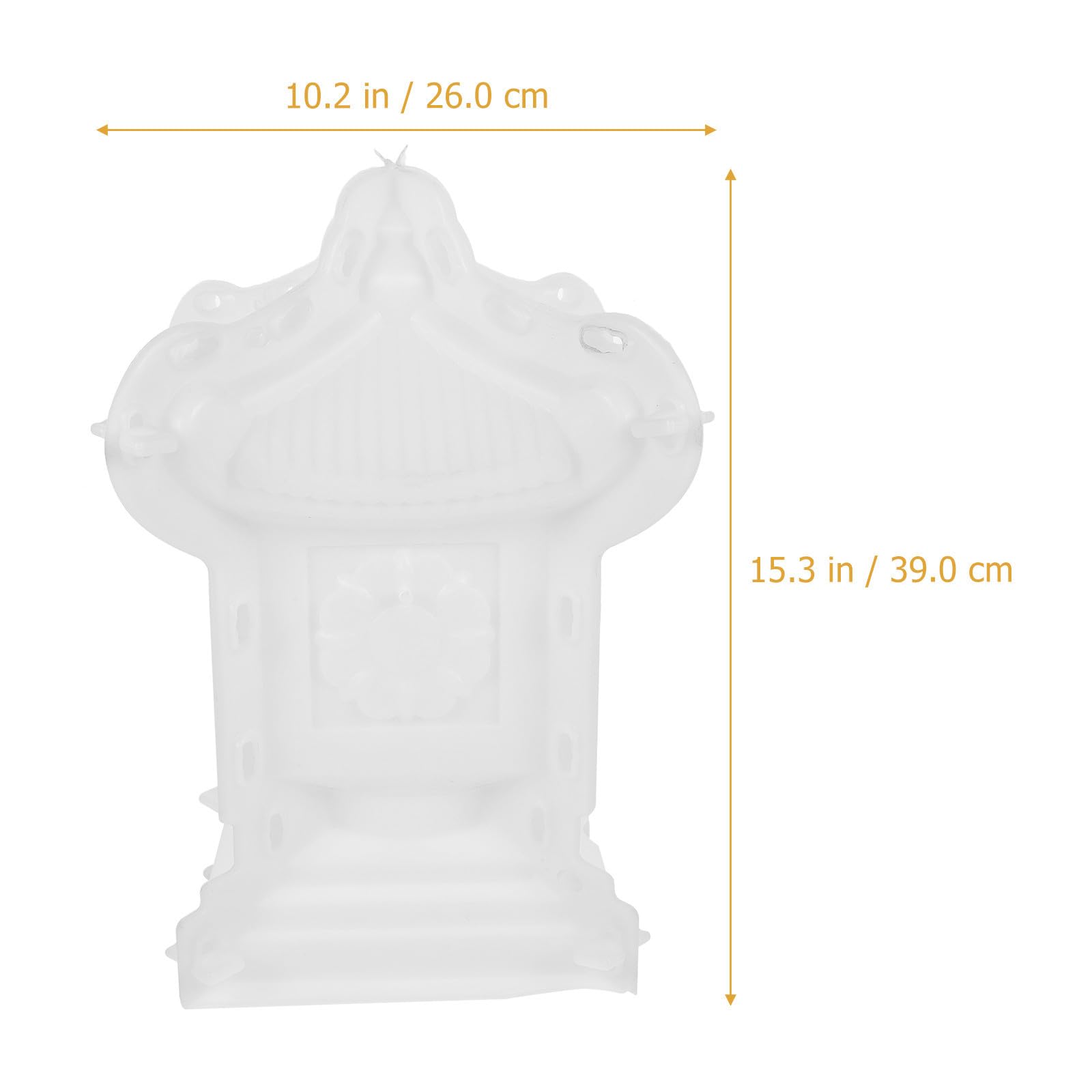 Moule pour Béton de Balustrade Pavillon, Colonne Romaine, Plastique Blanc