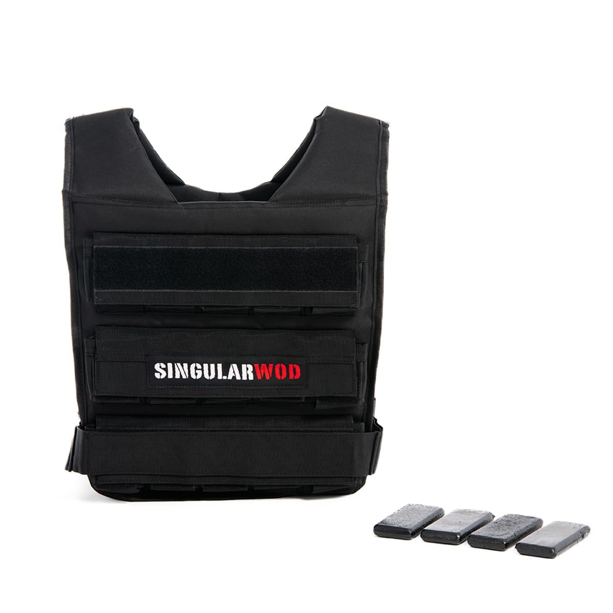 SINGULARWOD - Chaleco Lastrado Chaleco con lastres para entrenamiento. Chaleco con peso ajustable. Chaleco lastrado hasta 30kg. Chaleco tactico lastrado. Chaleco Lastrado Ajustable.