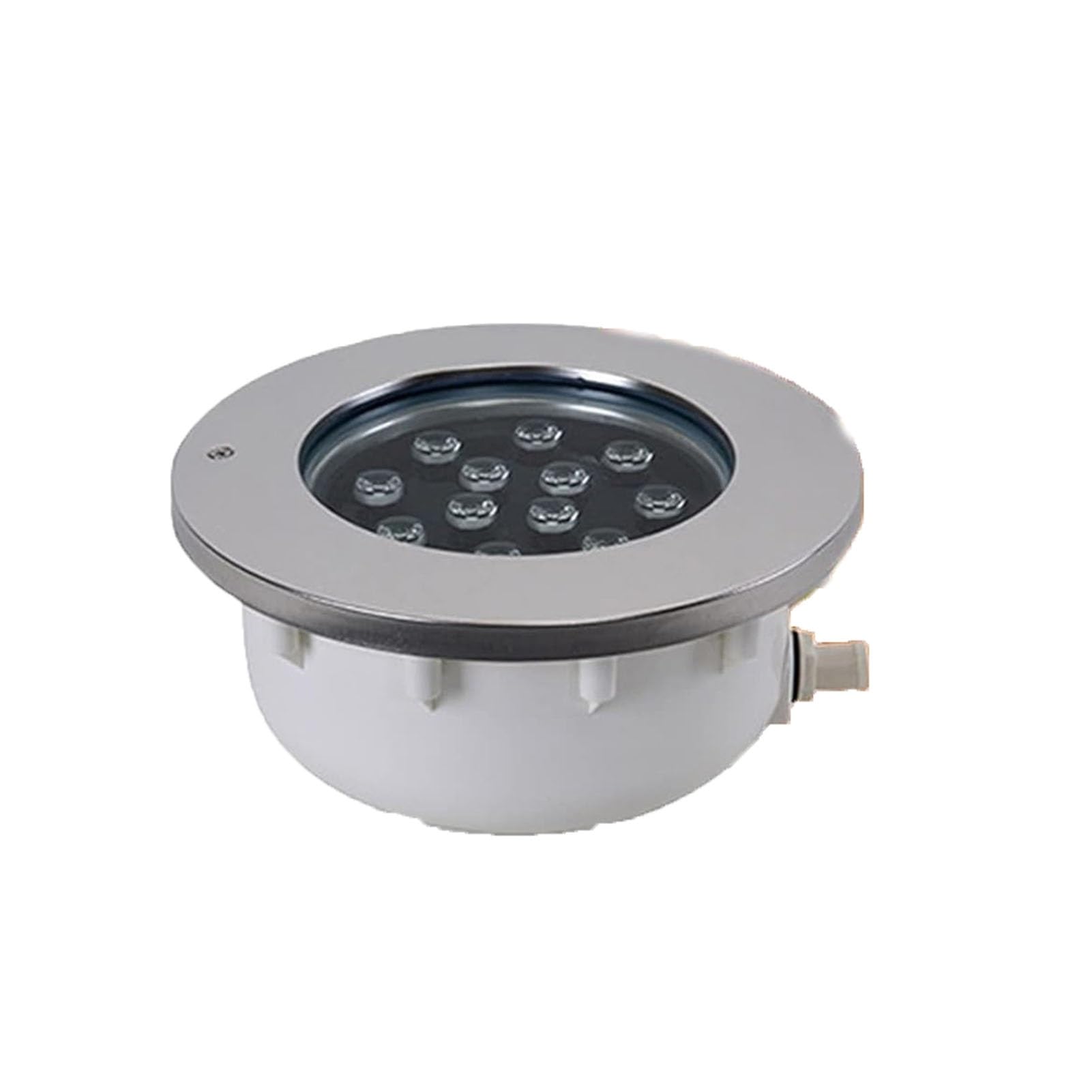 Faretto Subacquei - Lampada Da Esterno A Colori RGB, Impermeabile IP67, Da Incasso, Per Acquario, Vasca Per Pesci, Giardino, Fontana, Laghetto, Piscina(Warm White,12W)