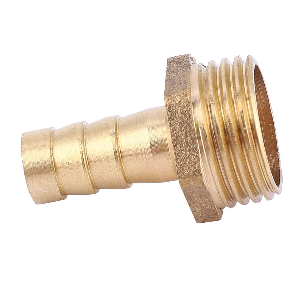 5pcs 10mm Hose,Barb Tail Male BSP Connector Brass Fitting Adapter Coupler(PC10-06（3/4）)