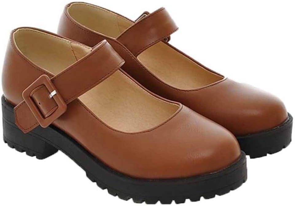 Brown mary jane shoes uk Clearance
