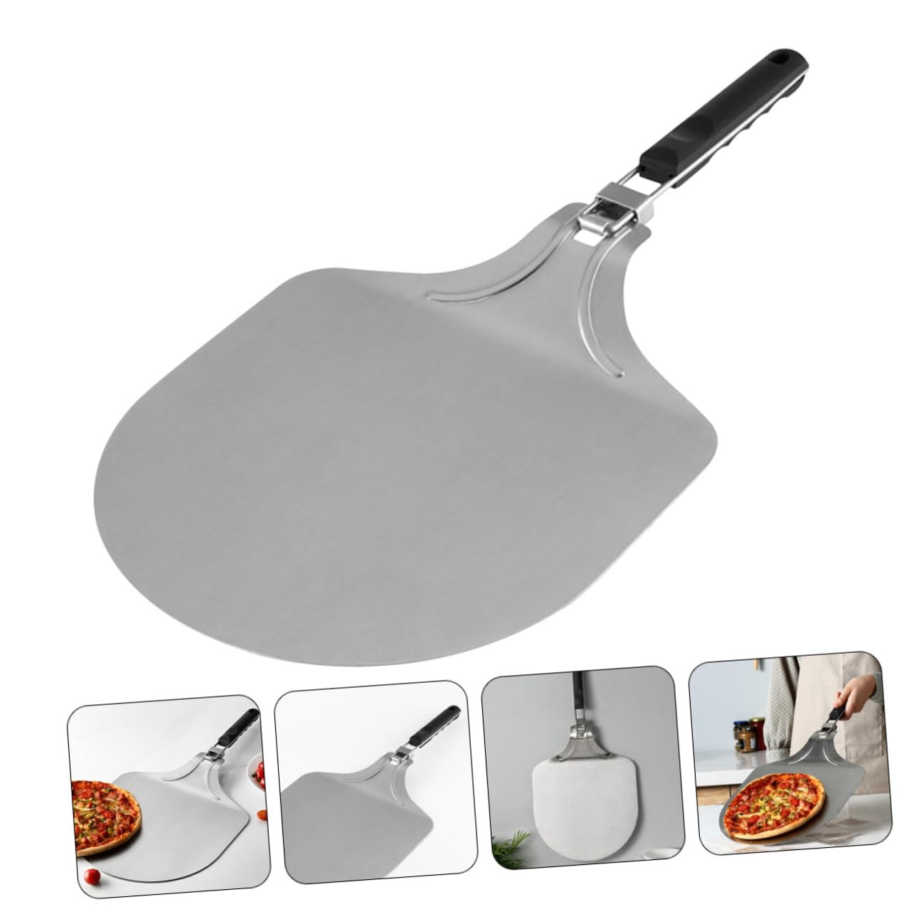 ULTECHNOVO Shovel Acier Pelle à Gâteau Pour De Pizza Outil De Cuisine Pratique Et