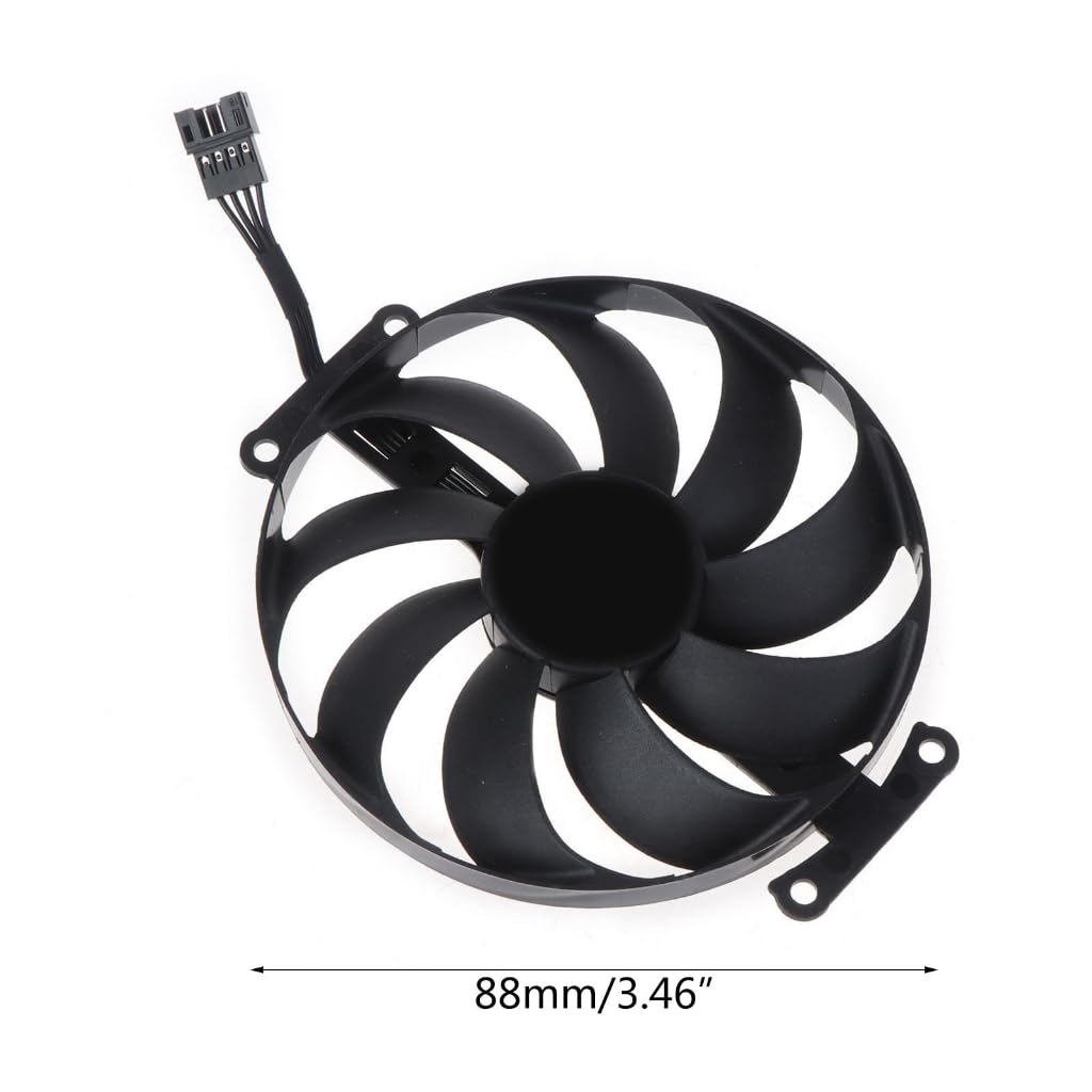 CF9010U12D for DC 12V 4/6/7Pin VGA Fan Graphics Card Cooling Fan for GeForce RTX 3070 3060Ti Megalodon Graphics Card