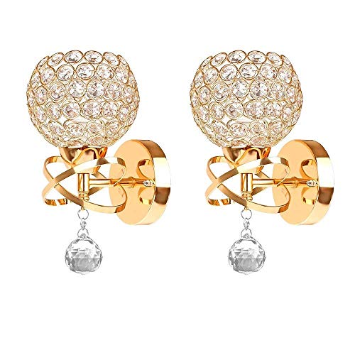 Preisvergleich Produktbild Moderne Wandleuchte Moderne led kristall wandleuchte dekorative kristall wandleuchten pendelleuchte schlafzimmer wohnzimmer luxus kristall wandleuchte lampe verchromt schlafzimmer licht leuchte e14 bu