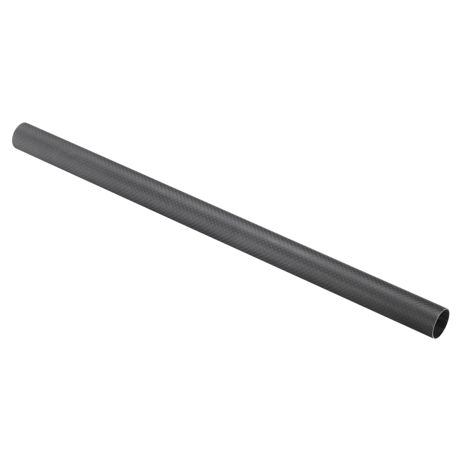 QUARKZMAN 1Pcs Tube En Fibre De Carbone 23 X 25 X 420Mm Surface Mate Rod 3K Enroulé Naturel Carbone Tubage Rond Pour Avion Rc Multicoptère Quadcoptère