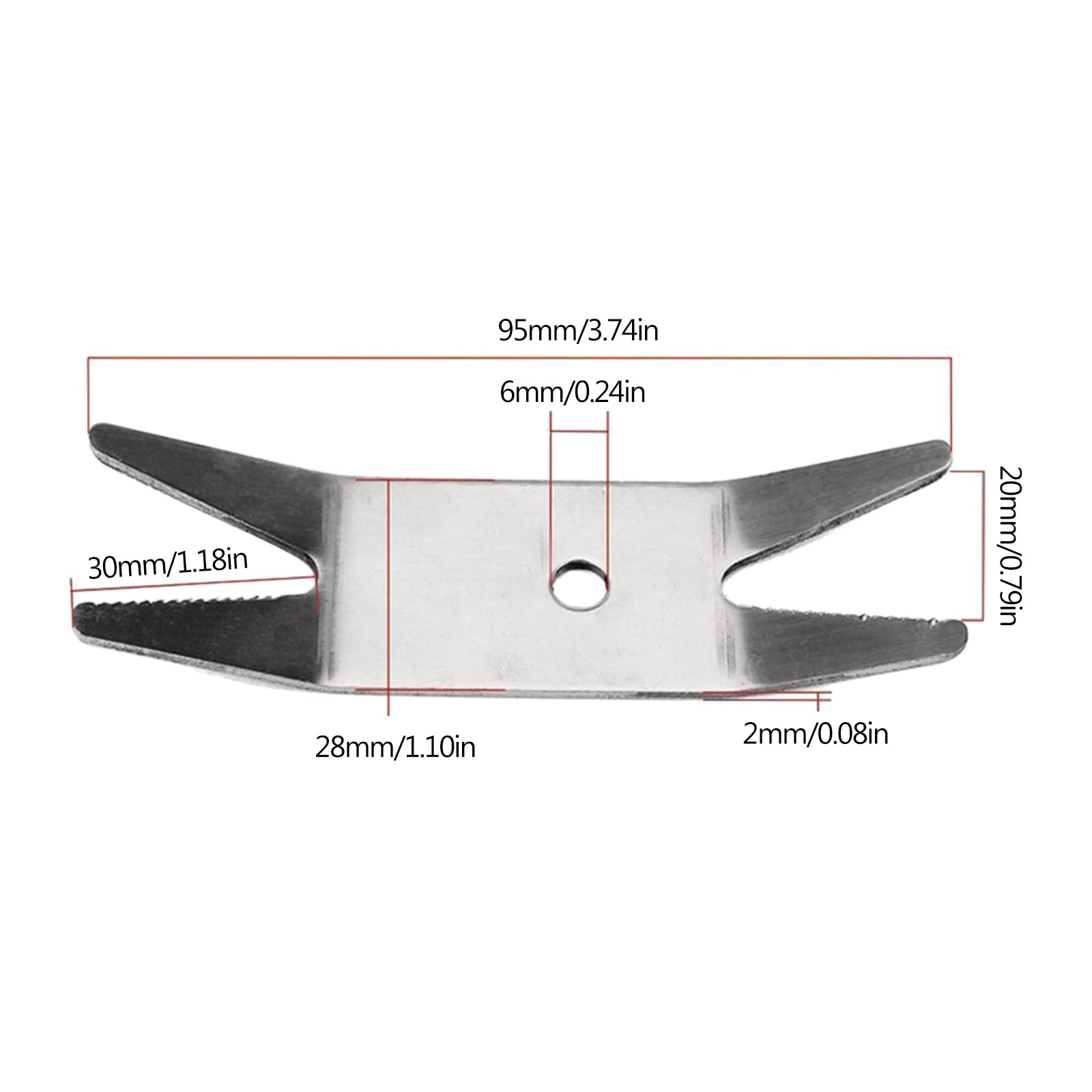 Chiave Multifunzione Per Chitarra - Acciaio Inox, Per Manopole, Boccole E Accordatura - Foto 11