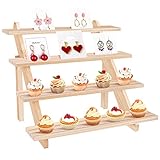 【Passende Größe】Gesamte Größe: 38.9 x 26 x 34.5cm(L X W X H); Platz zwischen den Etagen: 8cm; jede Holzplattengröße: 40 x 8cm(L X W). Bitte überprüfen Sie die Größe vor dem Kauf.
