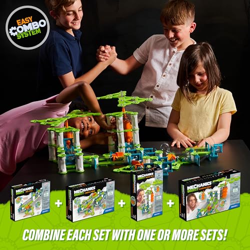 Geomag Mechanics Gravity Loops & Turns Jeu Educatif et Créatif pour Les Enfants Blocs de Construction Magnétiques Circuit avec Blocs Magnétiques Lot de 130 Pièces - vue 7
