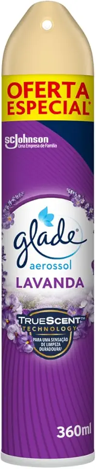 Glade Aromatizador de Ambiente, Lavanda, Aerosol 360ml