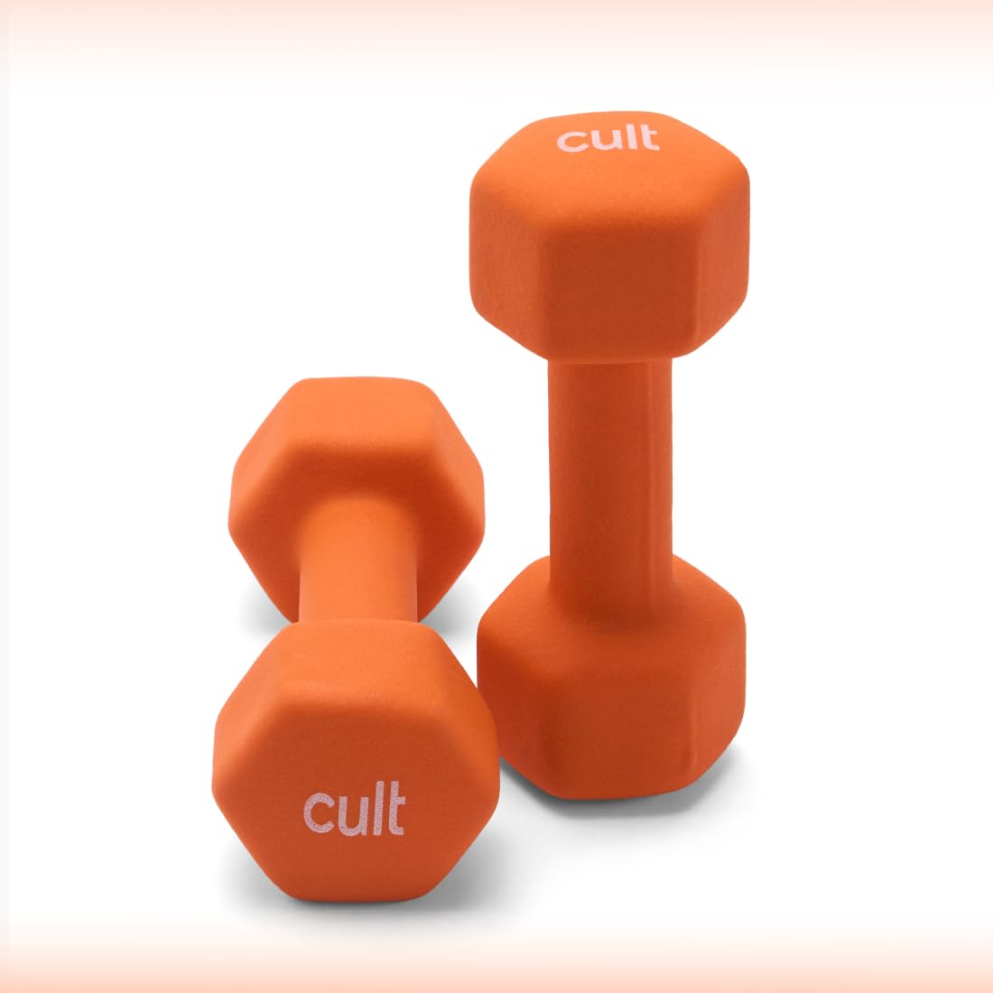 Cult Neoprene Dumbbell Ideal for Home Workout Strength Training for Men & Women Pack of 2 Fixed Weight Dumbbell (3 kg) Orange-image-44