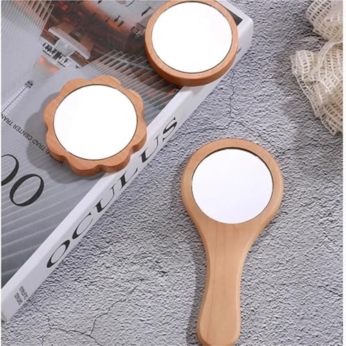 Espejo de mano portátil Plum Mirror para retocar tu maquillaje cómodamente en cualquier lugar 3