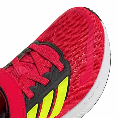 Image of adidas Kids' Marvel Run Falcon 5 Elastic Lace & Strap Shoe