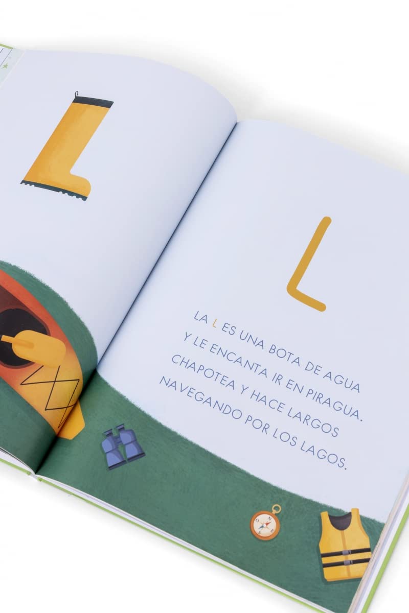 Mi primer abecedario: El carnaval de las letras (con letra mayúscula y texto rimado) (Aprender a leer)
