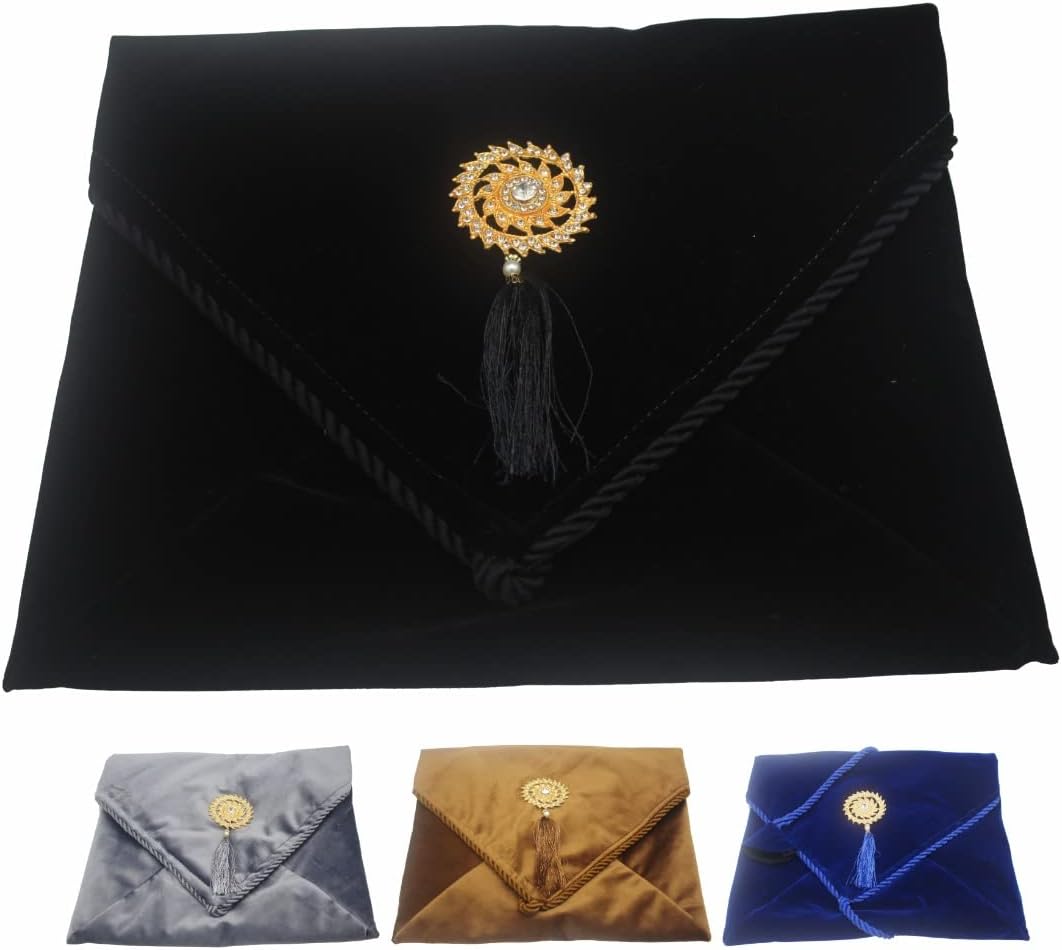 Velvet Cover Beautiful Juzdan for Quran (Large A4(19x25 cm))