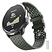 ANBEST Cinturino di Ricambio in Silicone da 20mm Compatibile con Suunto 3/Suunto 3 Fitness/Vivoactive 3/Venu/Move 3/Forerunner 645/245 Cinturino Sportivo, Piccolo, Verde Militare