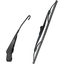 Wiper Arm and Wiper blade set for B170 series Wiper Motor fits for Polaris RZR 1000XP XP4 2014-18 900XP 2011-20 800S 2011-14 570 2012-18