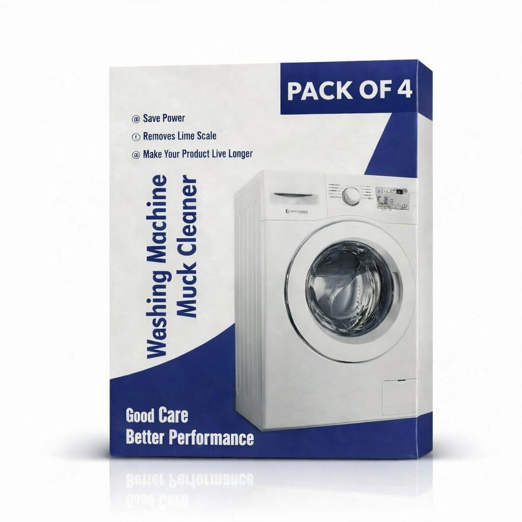 Washing Machine Descale Cleaning Original Powder Compatible For All Samsung-Front Load & Top Load Washers - 100 GM X 4pack, Effective Drum Cleaner & Descaling Solution"-image-9