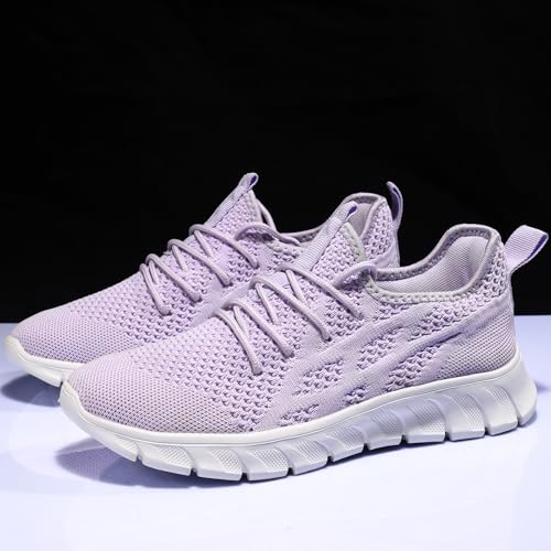 Image of Running Shoes for Women Slip On Tennis Walking Sneakers Sport Fashion Casual Workout Gym Athletic Hiking Nurse Non Slip Lightweight Breathable Trainers