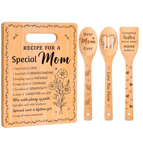 Set de tablas de cortar de bambú LUMELOOM para mamá miniatura 1