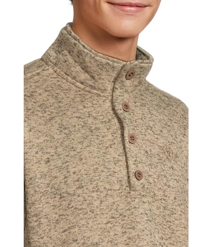 Ariat Caldwell pull homme 1/4 button col montant en maille