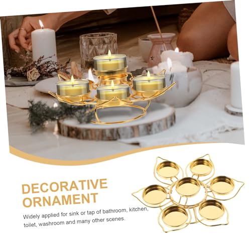 Butter Lamp Holder Lotus Lamp Holder Buddhist Candleholder Religious Candleholder Ritual Candle Cup Worship Candle Stand Alloy Candleholder Creative Candleholder Butter Lamp Base