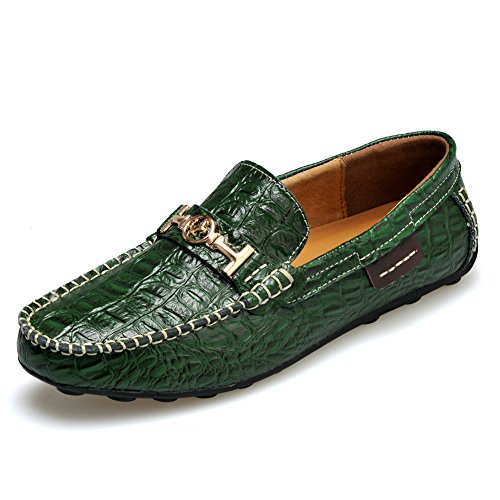 green driving moccasins