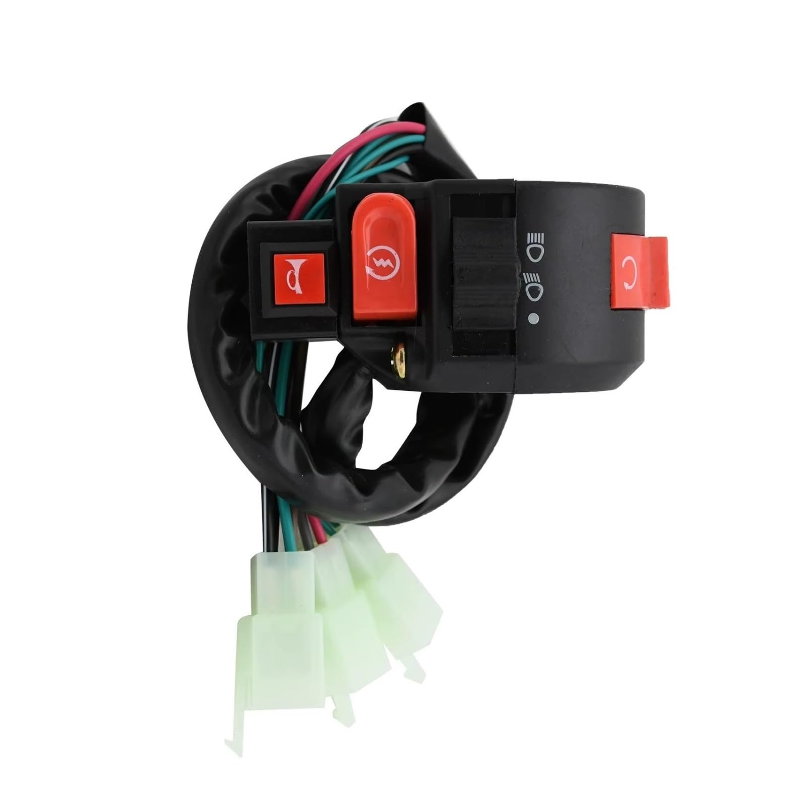 Interruttore Start/Stop Per Scooter ATV Da 22 Mm Per Interruttori Del Modulo Indicatori Di Direzione A Tromba Universale Con Luce A Pulsante Manubrio Kill Interruttore