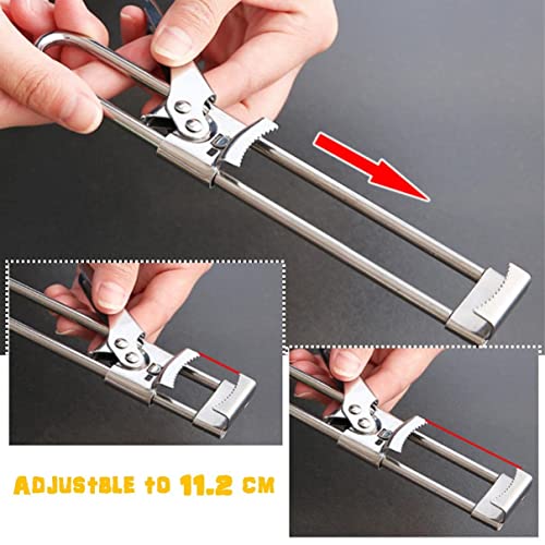 Adjustable Multifunctional Stainless Steel Can Opener, Adjustable Stainless Steel Can Opener, Handheld Bottle Opener For Any-Size Lids (3 Pcs, Standard) #TOP3