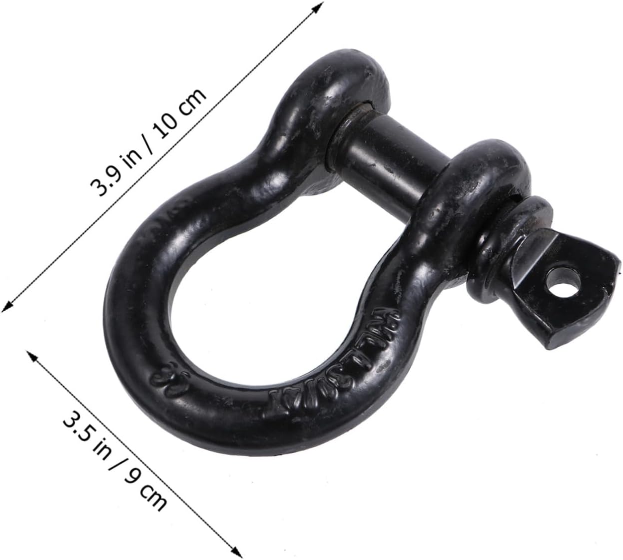 Wakauto 2 Pack Stainless Steel D Ring Shackle for Tow Winch