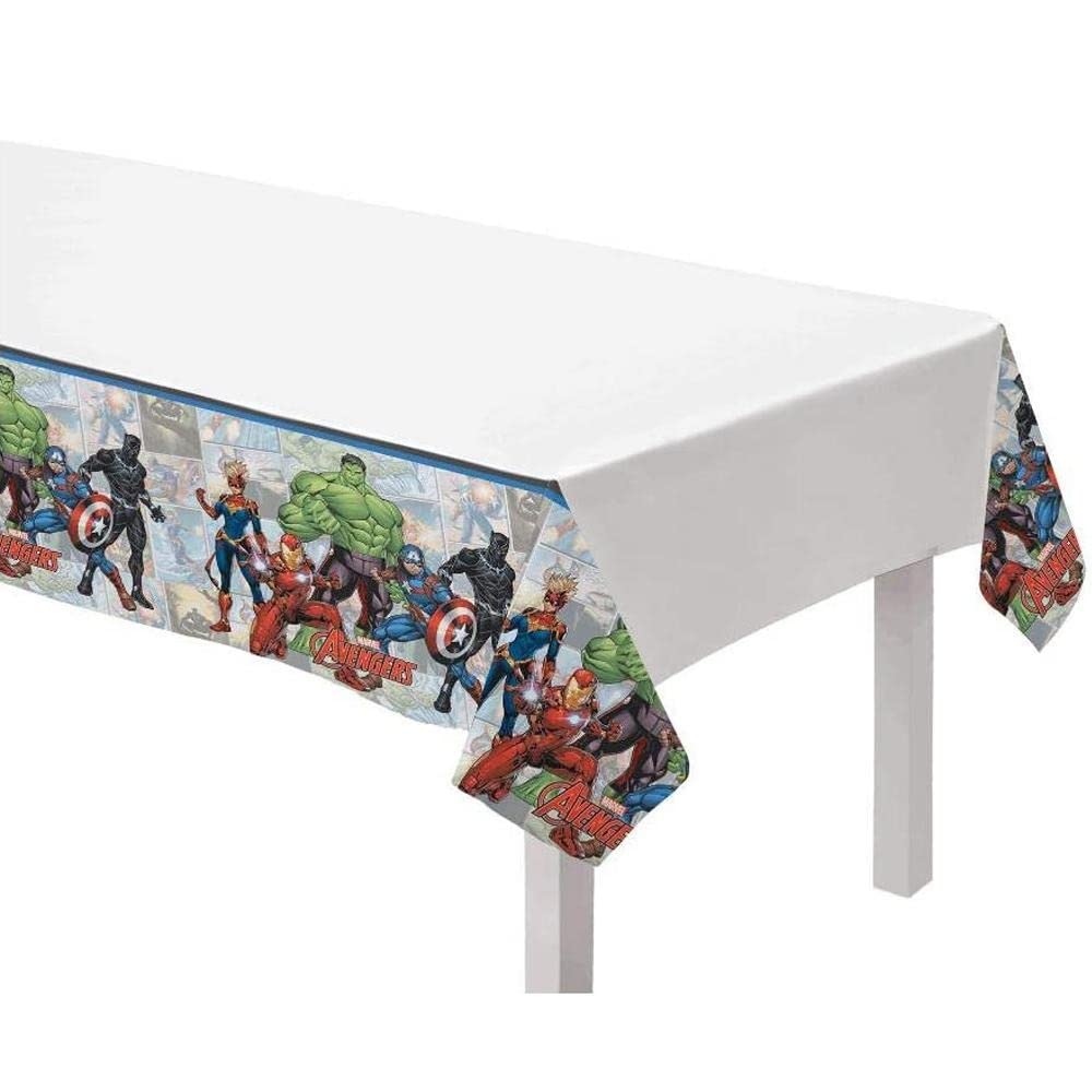 Marvel Avengers Powers Unite Design Plastic Table Cover-1Pc