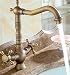 Produktbild Retro Deluxe Faucetinging European American Retro Stil antike 100% Kupfer Waschbecken wasserhahn Art Hotel Restaurant warme und kalte Armaturen Bad Armatur aus Kupfer, Messing, Kupfer