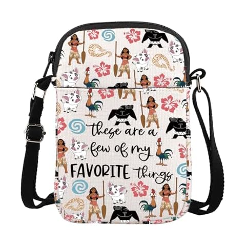 ENSIANTH Princess Inspired Crossbody Purses Bag Polynesian Princess Gift Princess Lover Gift Maui Hei Hei Princess Fan Bag (Mo CB) Cover