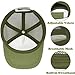 QIYIENDIAN Baby Kleinkind Baseballkappen einstellbar Sonne Hüte Dinosaurier Feste Farbe Hut Kinder Jungen Mädchen(Army Green,1-3Years)
