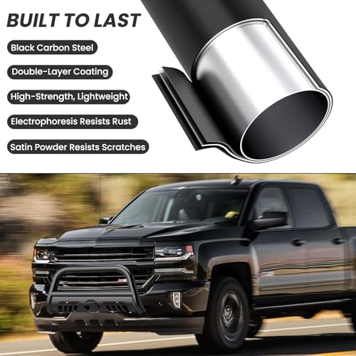 Image of Bull Bar Guard Grille Brush Push Bar for Chevy Silverado 1500 2007-2018