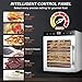 RKUVPAE Freeze Drier, Food Dehydrator Machine, 10/12 Stainless Steel Trays, Home Freeze Dryer, Food Processer, with 24 Hours Timer&Max Temperature 194℉,10layer-110V (Size:10layer,Color:110V)