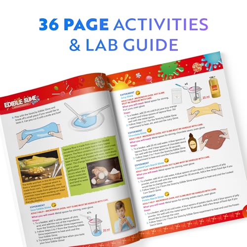 Image of Playz Edible Slime Candy Making Kit for Kids Age 8-12 Years Old w / 25+ Fun