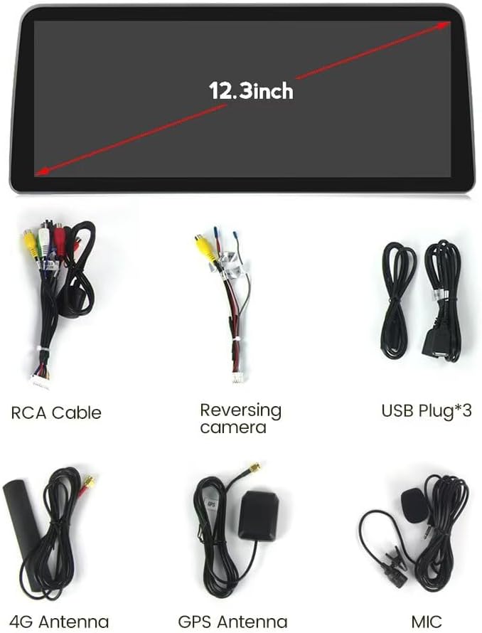Screenshot of the head unit's DSP equalizer interface, showing various frequency bands and adjustment options for audio tuning.