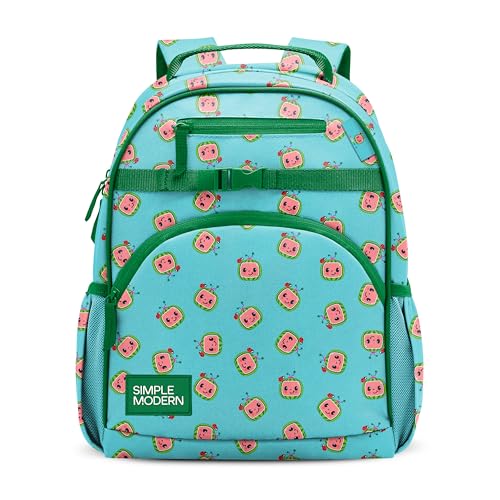 Simple Modern Mochila infantil média CoComelon para meninas e meninos | Mochila infantil de jardim de infância | Coleção Fletcher | Crianças - 38 cm de altura | Melancias CoComelon, Cocomelon