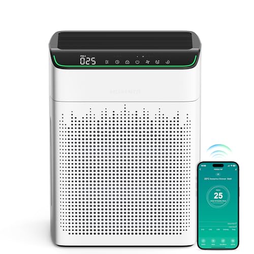 MERONTE Air Purifier for Home Large Room up to 1690 ft², HEPA...