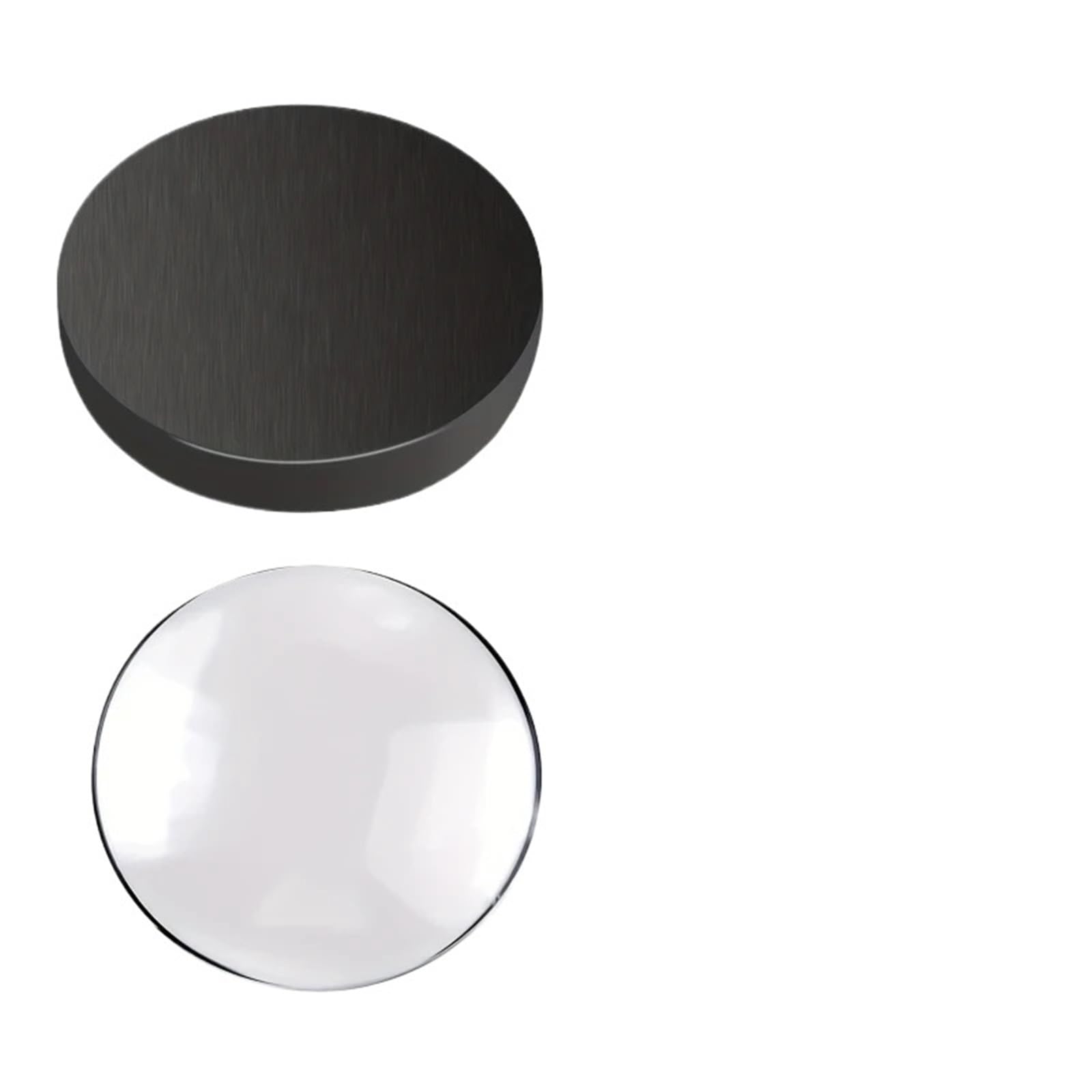 Glass Magnets 50Sets Craft Magnets Glass Ferrite Magnet With Adhesive Backing And Transparent Clear For DIY Fridge