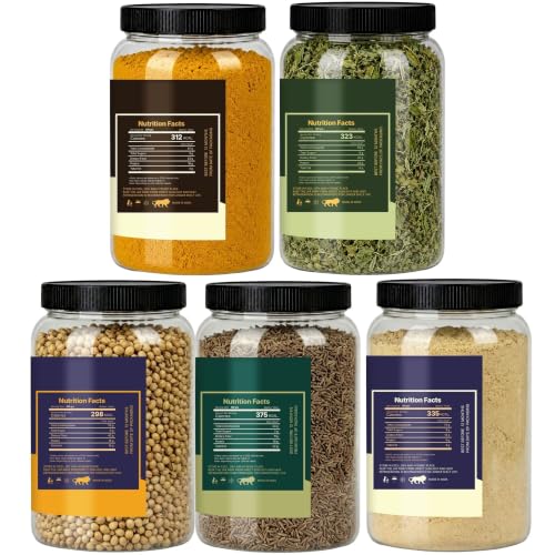 Image of LILA DRY FRUITS Indian Sabzi Spices Masala Combo | Haldi, Dhania, Jeera, Kasuri Methi & Sonth 100 Gms Each