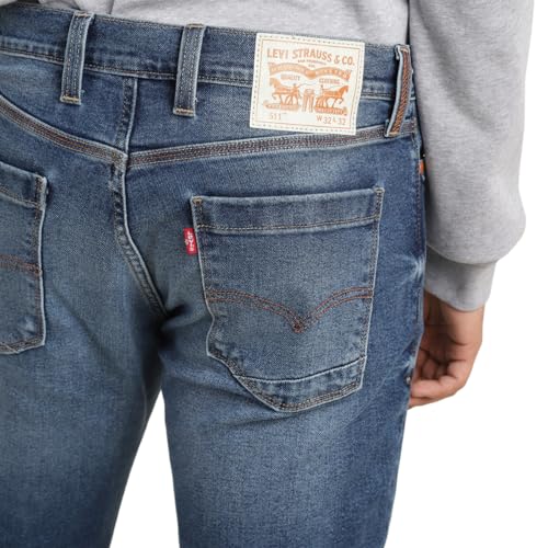 Image of Levi's Men's 511 Slim Fit Mid Rise Stretchable Jeans
