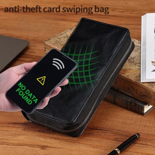 Belluvi Bag for Men, Belluvi Clutch Men, Belluvi Bag Wallet for Men, Anti-Theft, Large Capacity, Multiple Card Slots3