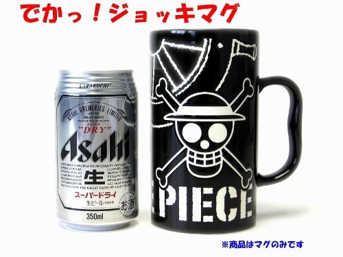 金正陶器 ワンピース 海賊旗 ジョッキ 600ml ブラック 122197