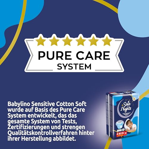 Babylino Safe Nights Boy, Höschen für die Nacht, für Kinder von 4-7 jahren ( 17 - 30 kg), 14 Stück