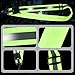 Alrhso Reflective Sash for Walking at Night, 3 Pcs High Visibility Reflective Running Gear Night, Adjustable Night-Walking Safety Gear for Men Women