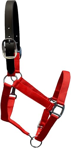 Equitem Break Away - Cabestro de nailon de cuero ajustable