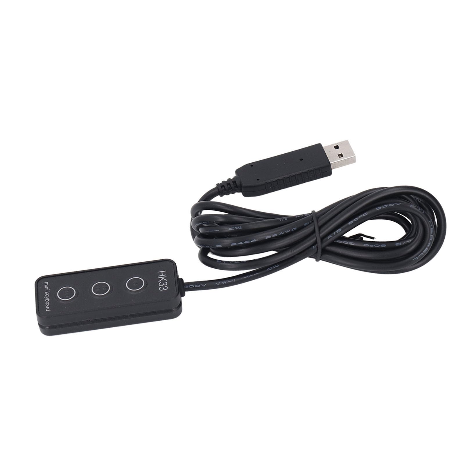 Tosuny Tastierino USB Mini, Macro Keyboard Programmabile con Design (HK33 | Magnetic Mounting Macro Keypad, 2m USB Cable, for Office Work and Gaming