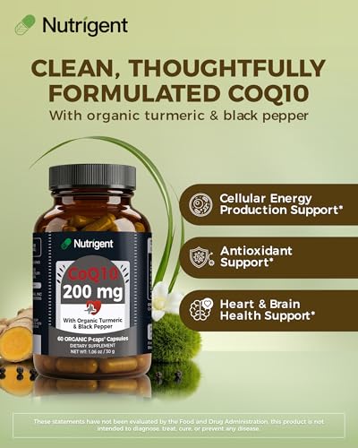 Nutrigent CoQ10 200mg Ubiquinone Complex