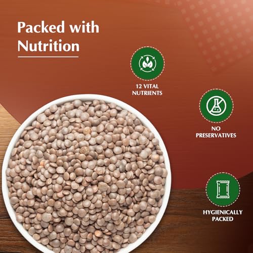 Image of Amazon Brand - Vedaka Unpolished Black Masoor Dal | Whole | 500 G | Premium Black Masoor Dal